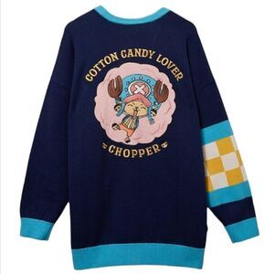 One Piece Chopper Cotton Candy Cardigan NWT Size M